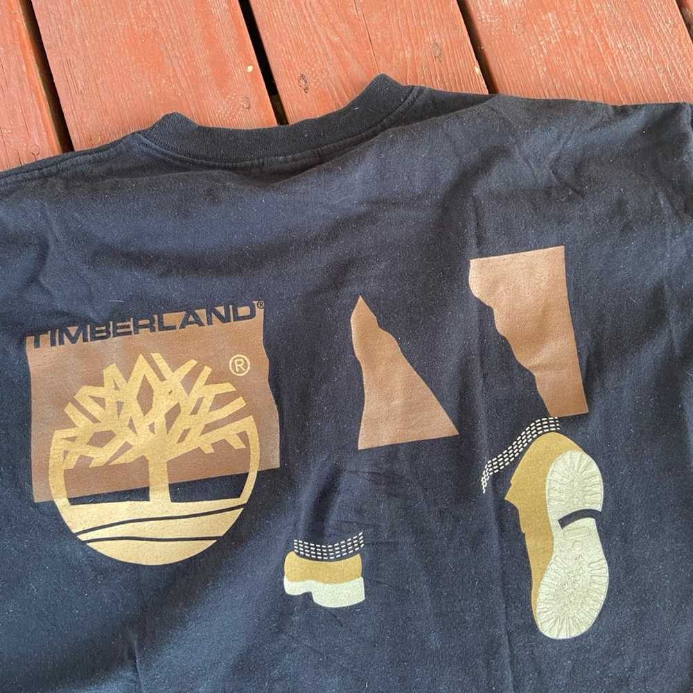 Vintage timberland boot t shirt - image 3