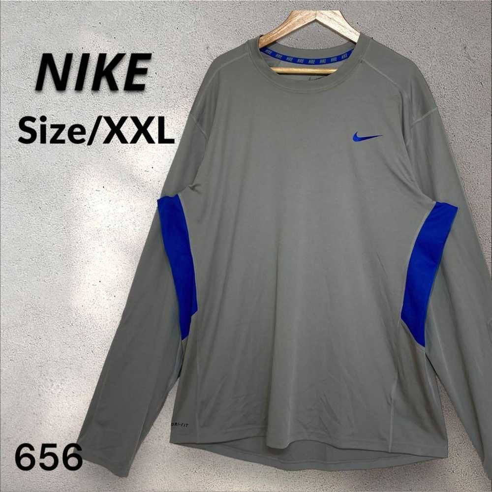 NIKE Nike Long T Street Casual XXL Used One Point… - image 1