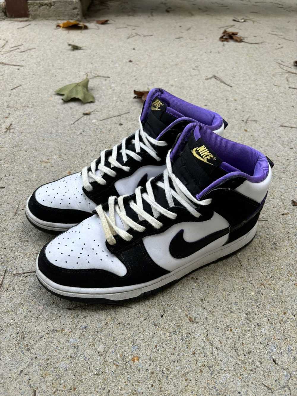 Nike Nike Dunk High World Champs Black/White/Purp… - image 2