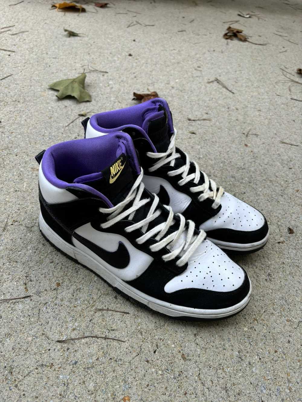 Nike Nike Dunk High World Champs Black/White/Purp… - image 3