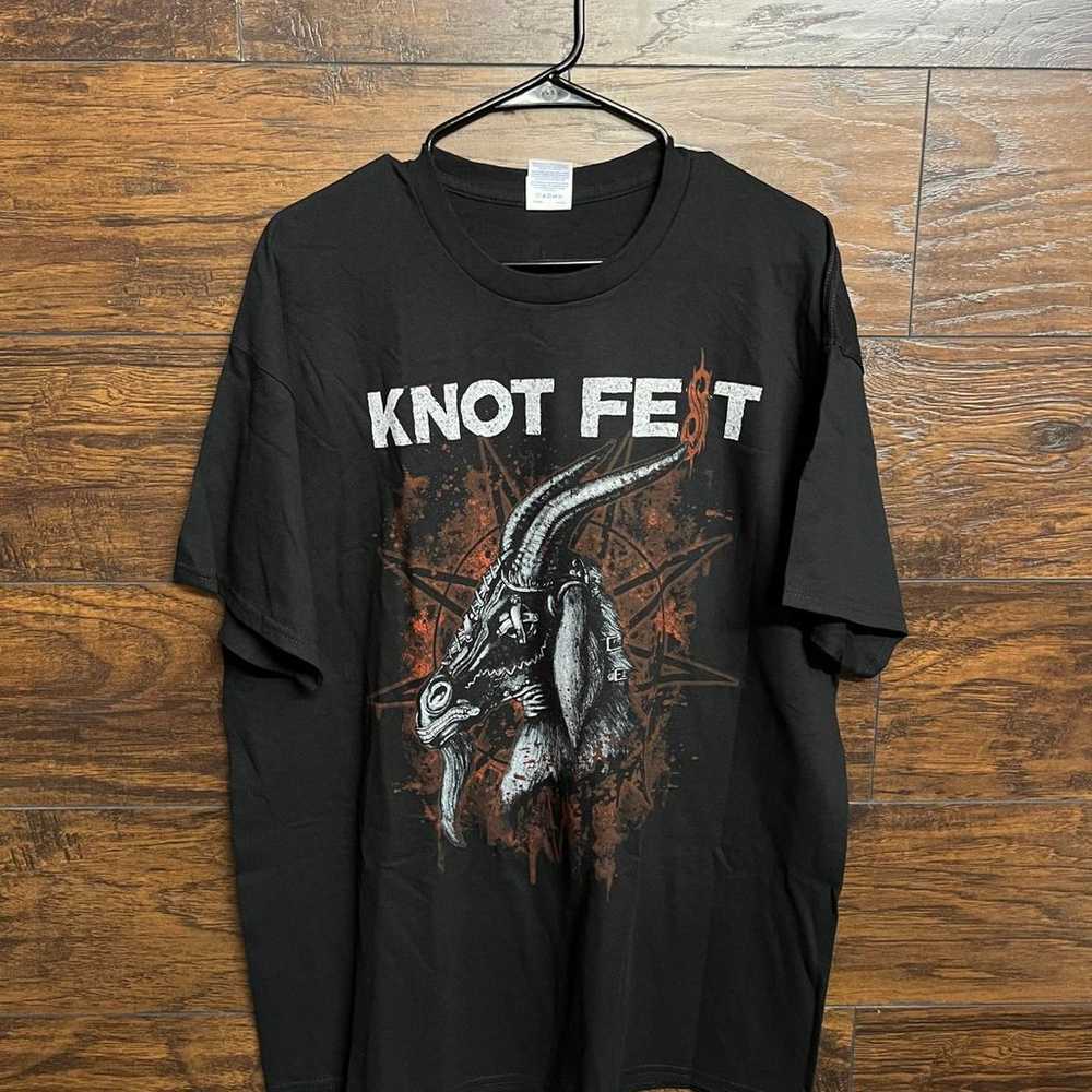 Slipknot	T-shirt Knotfest 2014 Masked Goat Tee 2XL - image 1