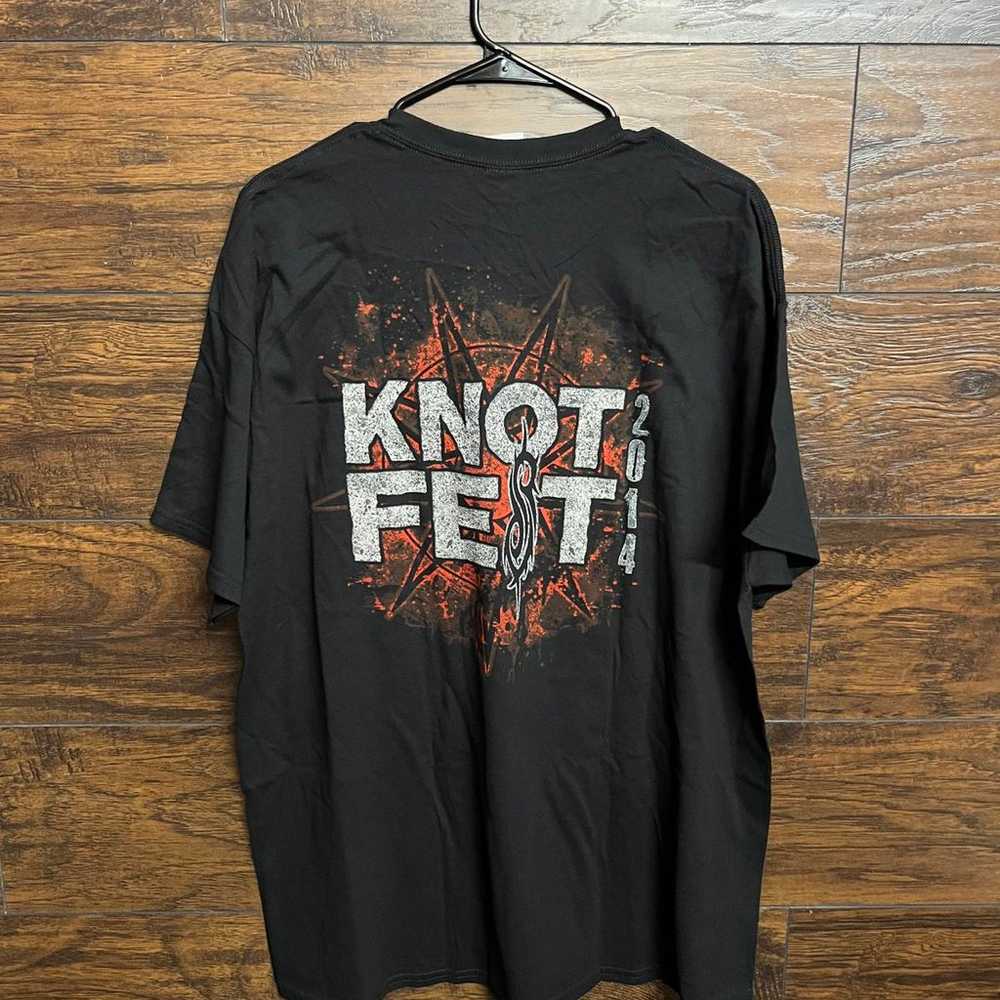 Slipknot	T-shirt Knotfest 2014 Masked Goat Tee 2XL - image 2