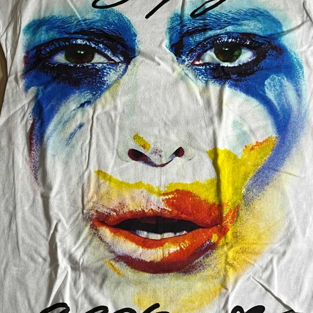 Lady Gaga Applause T-shirt Gaga Clown Painted Fac… - image 2