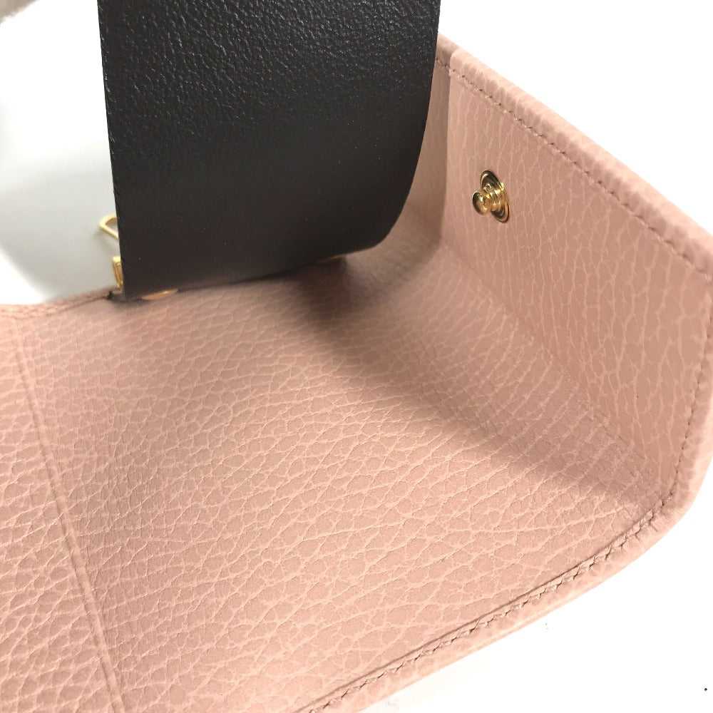 GUCCI Key case Key holder 456118 leather pink GG … - image 11