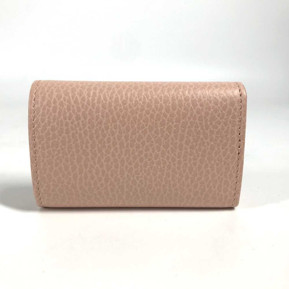 GUCCI Key case Key holder 456118 leather pink GG … - image 2