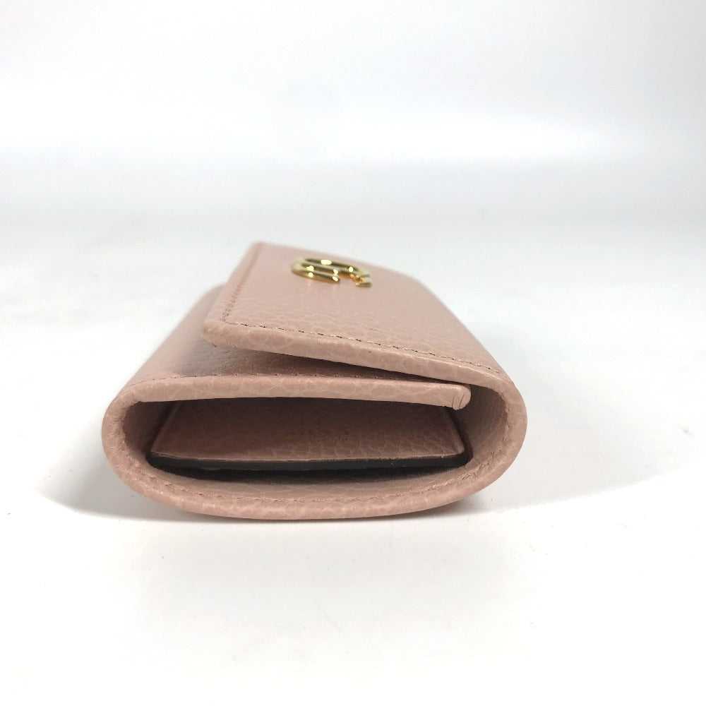 GUCCI Key case Key holder 456118 leather pink GG … - image 3