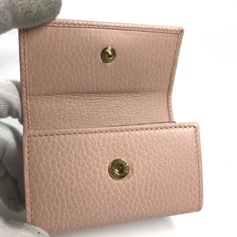 GUCCI Key case Key holder 456118 leather pink GG … - image 7