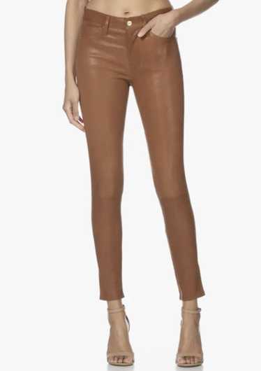 Frame Le High Skinny Leather Jean