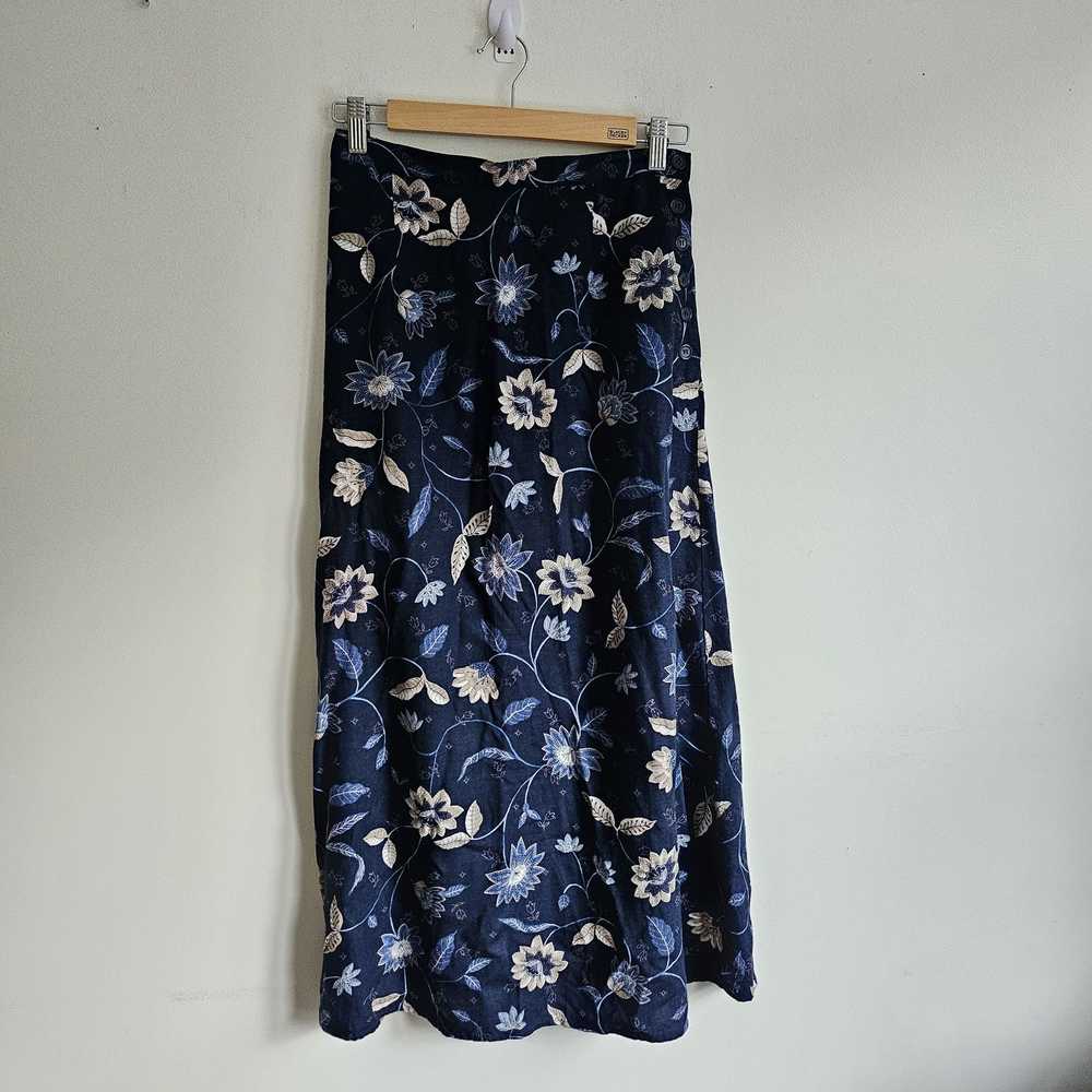 Talbots × Vintage Talbots linen blend maxi skirt,… - image 2