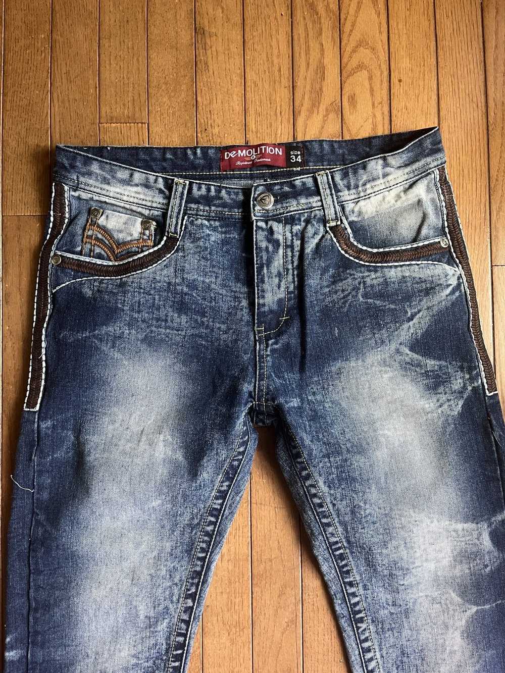 Other × Streetwear Bleached Jeans Men Size 34 By … - image 3