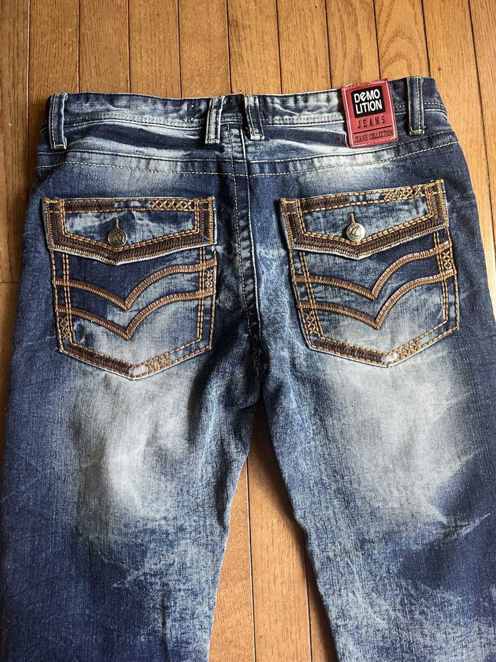 Other × Streetwear Bleached Jeans Men Size 34 By … - image 8