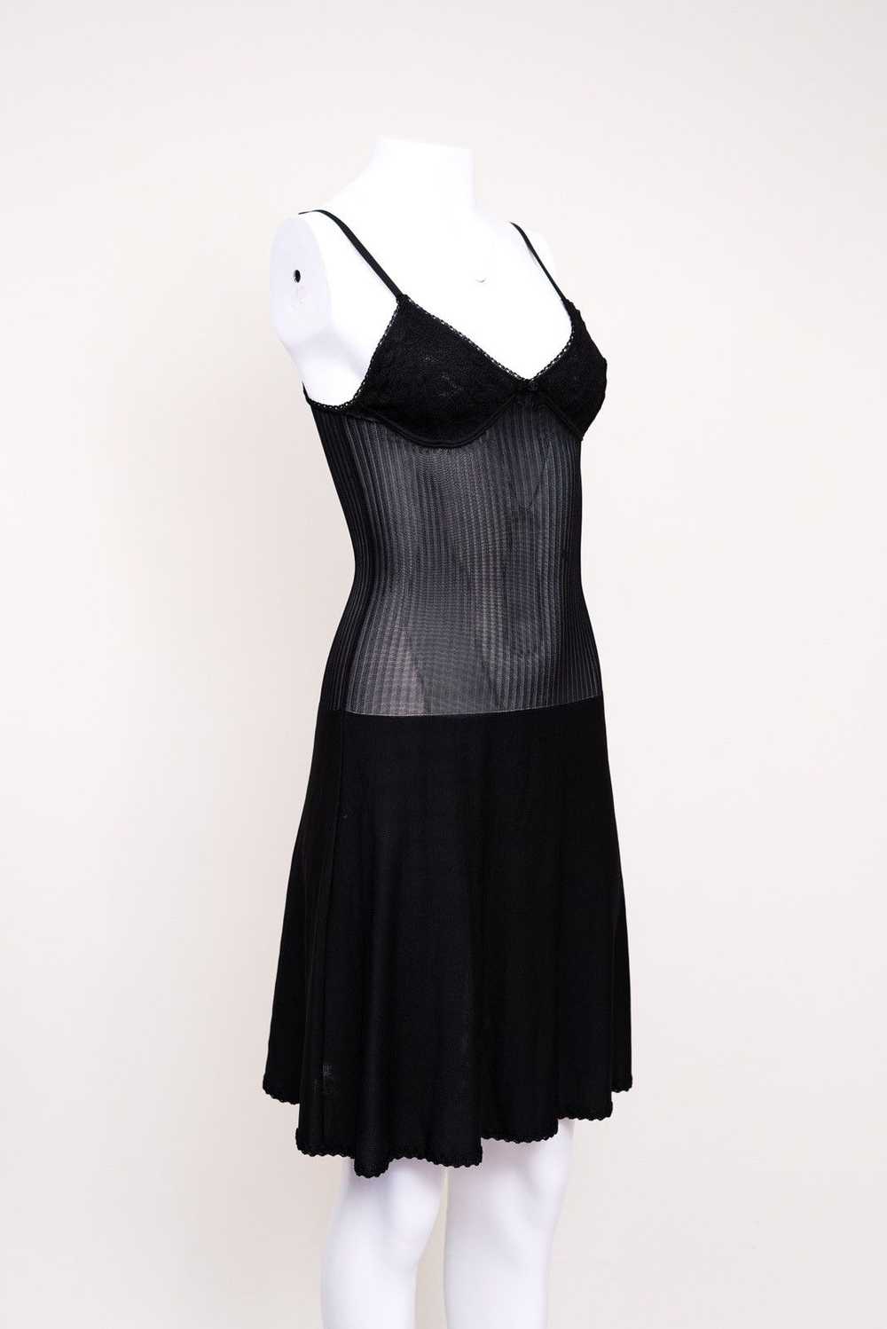 Chanel Chanel S/S 2008 Sheer Panel Lace Knit Dress - image 3