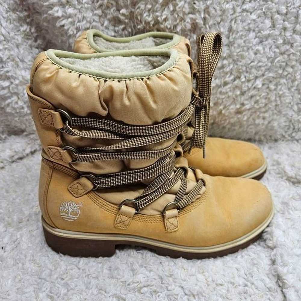 Timberland Winter Tim's in Wheat Leather Sherpa l… - image 2