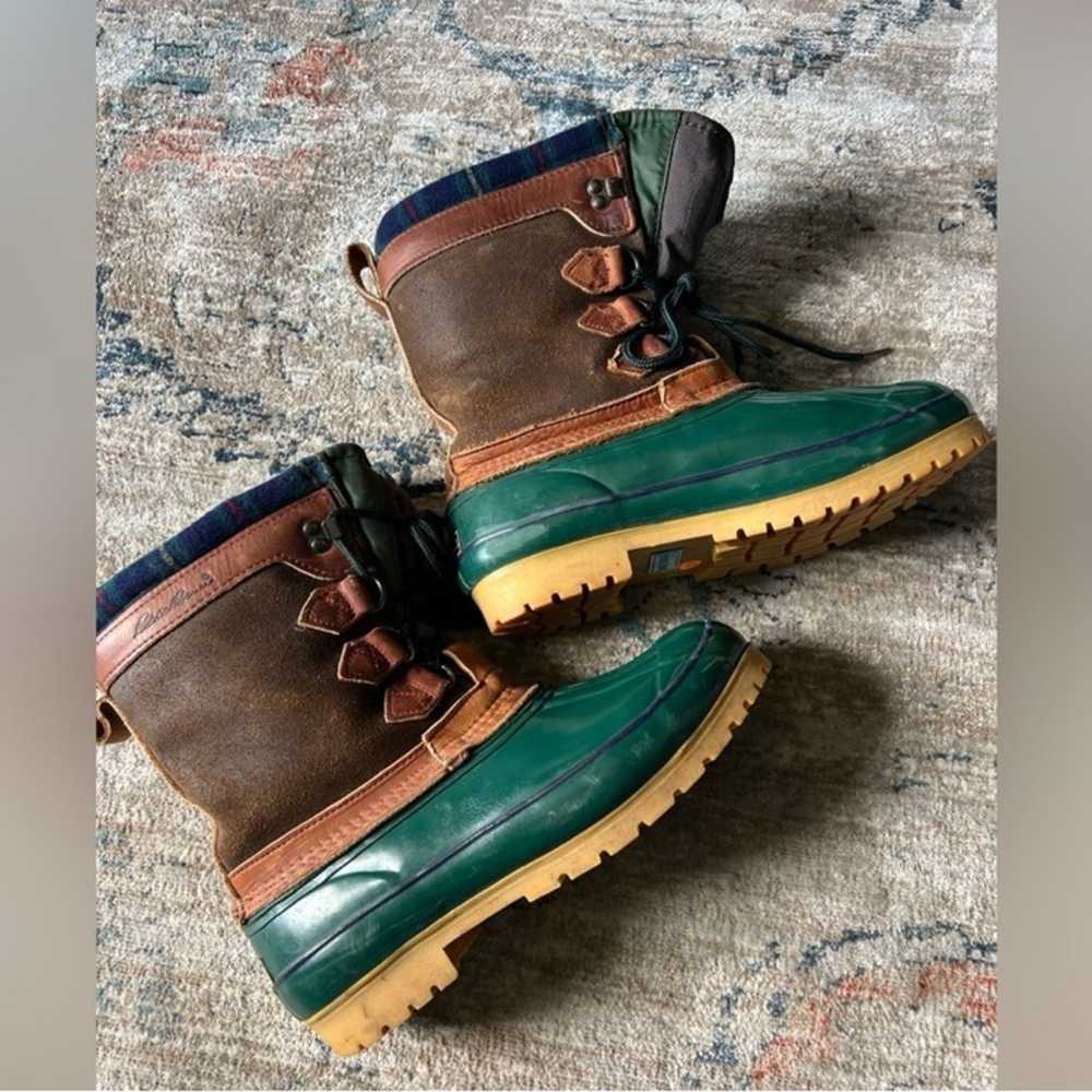 Eddie Bauer Leather Waterproof Duck Boots - image 1