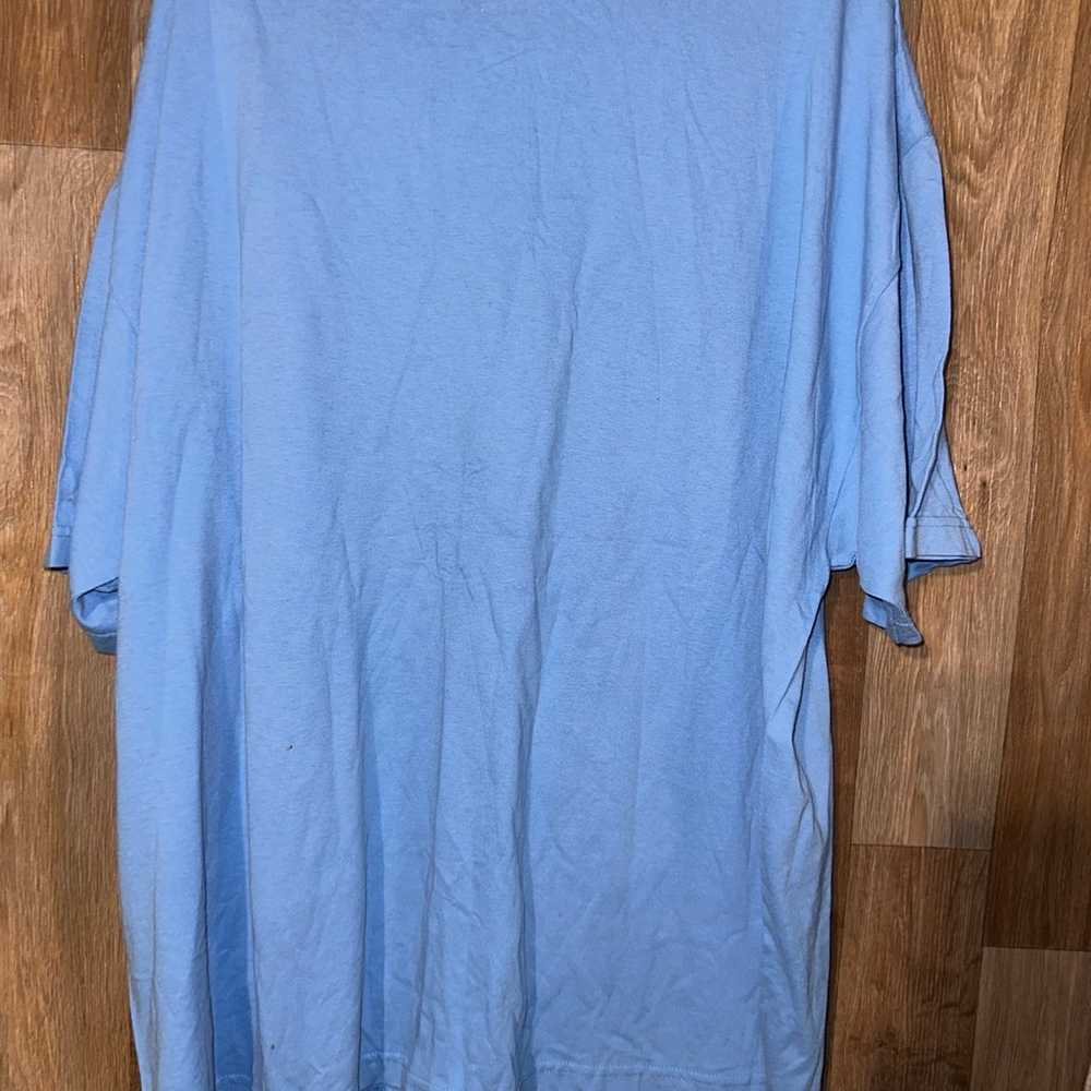 Nike Lil Dez T-Shirt Light Blue Size 3XL  Vintage… - image 3