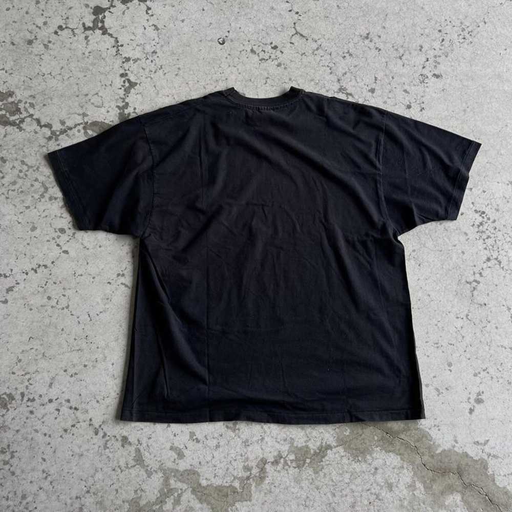 Vintage Hanes t-shirt, black, plain, retro, 90s, … - image 3