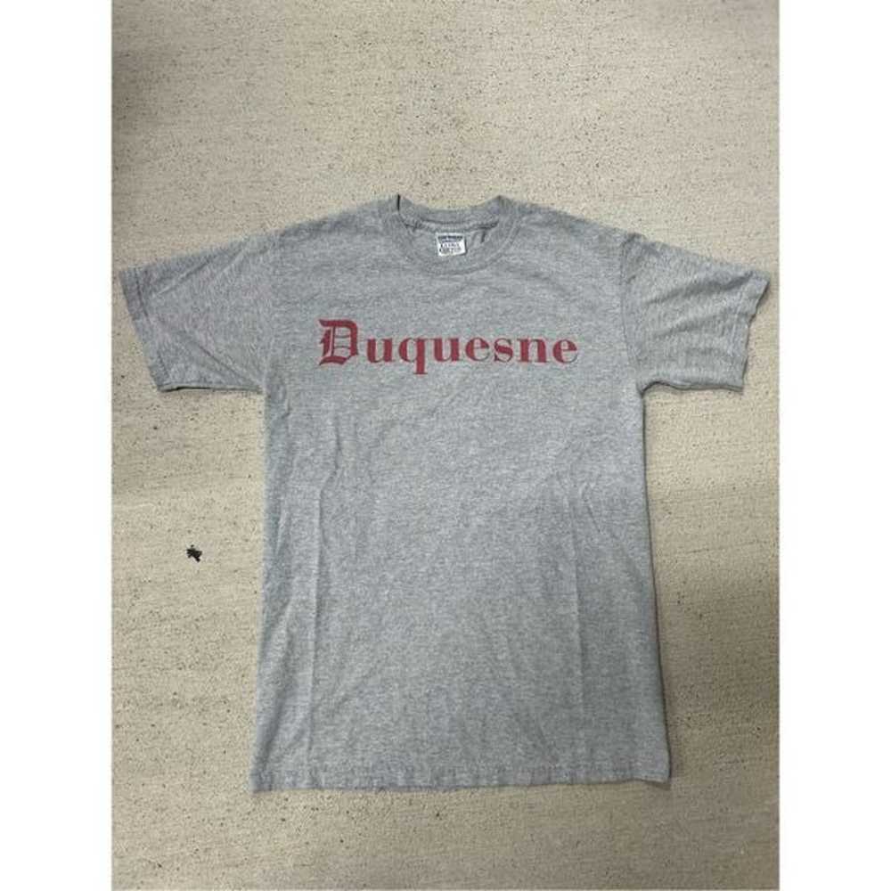 Vintage Y2K Duquesne Gildan Tshirt spell out - image 2