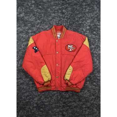 NFL VTG Nutmeg Jacket Puffer San Francisco 49ers … - image 1