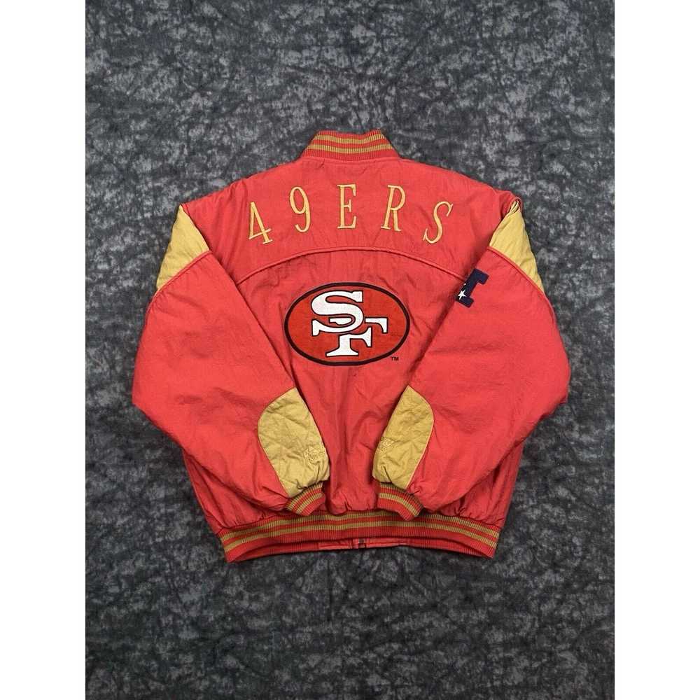 NFL VTG Nutmeg Jacket Puffer San Francisco 49ers … - image 2