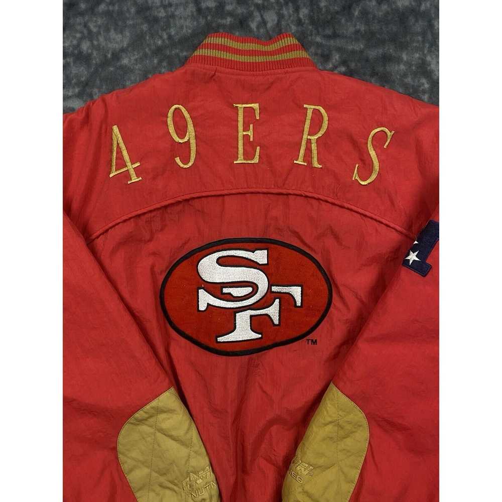 NFL VTG Nutmeg Jacket Puffer San Francisco 49ers … - image 4