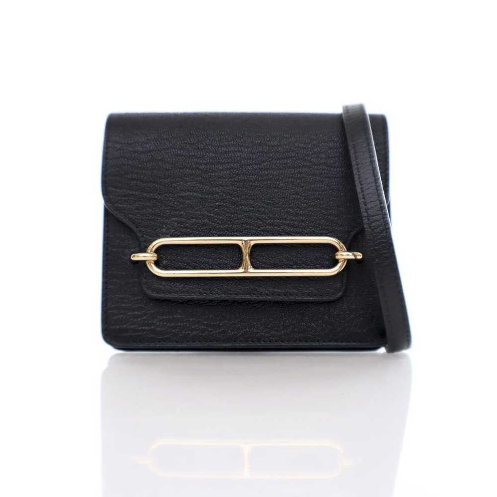 Hermes Hermes Roulis Slim Wallet Black Chevre - image 1