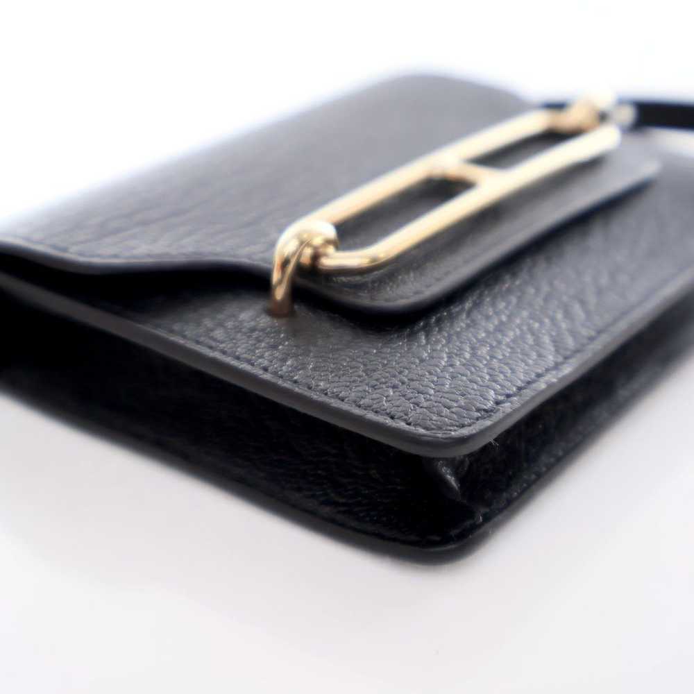 Hermes Hermes Roulis Slim Wallet Black Chevre - image 7