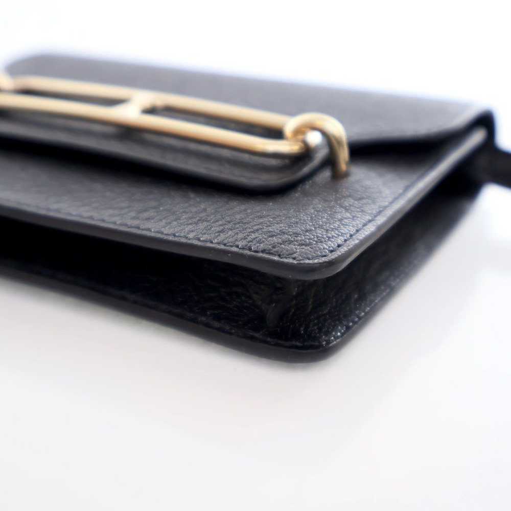 Hermes Hermes Roulis Slim Wallet Black Chevre - image 9