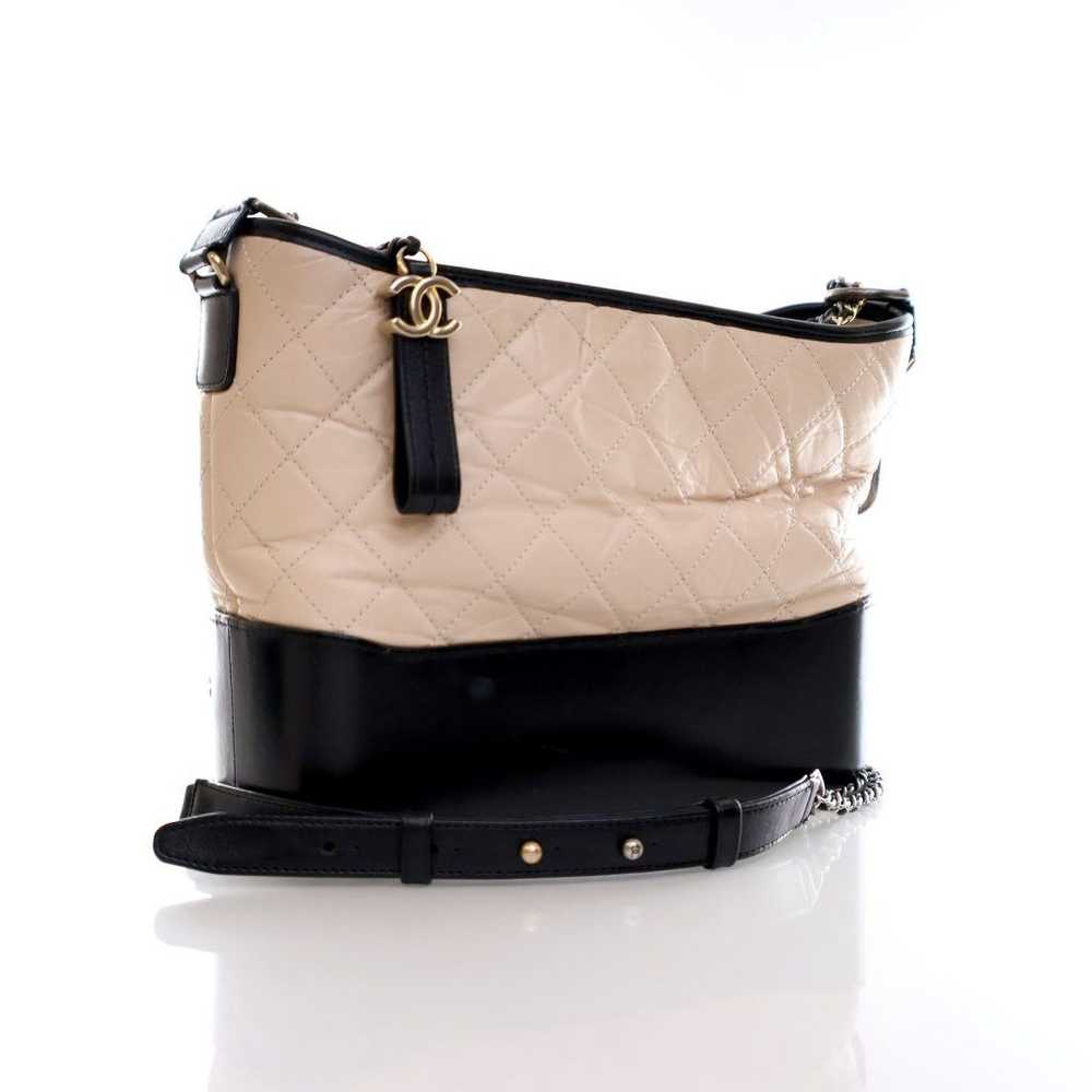 Chanel Chanel Gabrielle Hobo Bag Beige Distressed… - image 2