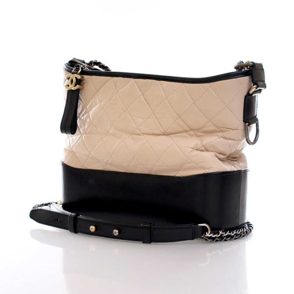 Chanel Chanel Gabrielle Hobo Bag Beige Distressed… - image 3