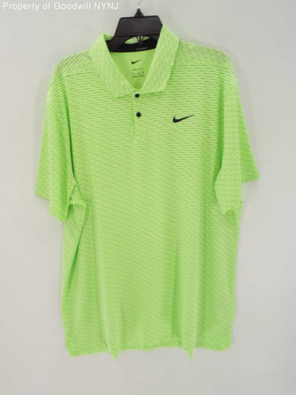 Nike Golf Men's Dri-Fit Polo Shirt Lime Green Siz… - image 1