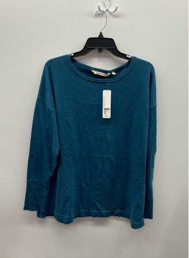 Soft Surroundings Women Teal Heather Long Sleeve … - image 1