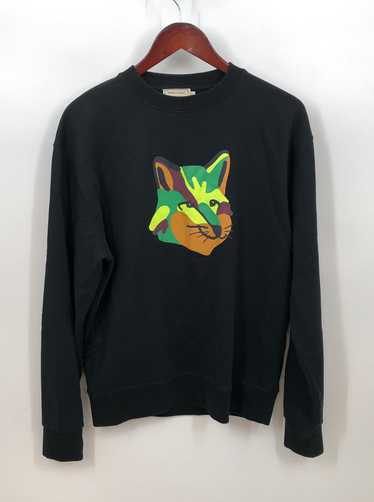 Maison Kitsune Men's Black Sweater Size M