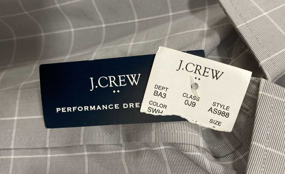 NWT J.Crew Mens Gray Check Long Sleeve Collared B… - image 6