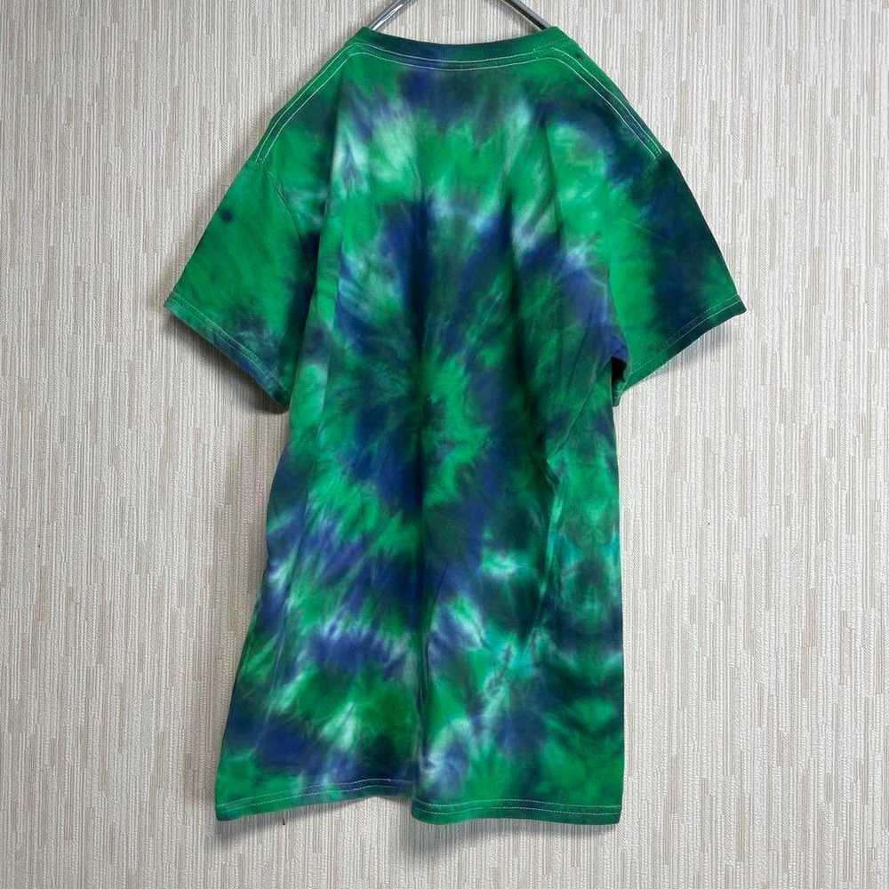 C909 【GILDAN】 Short-sleeved Tie-dye Print T-shirt… - image 3