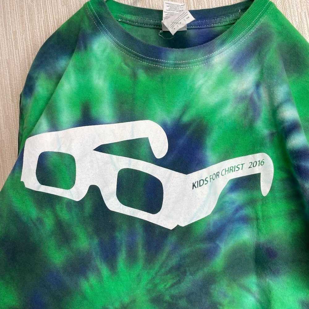 C909 【GILDAN】 Short-sleeved Tie-dye Print T-shirt… - image 5