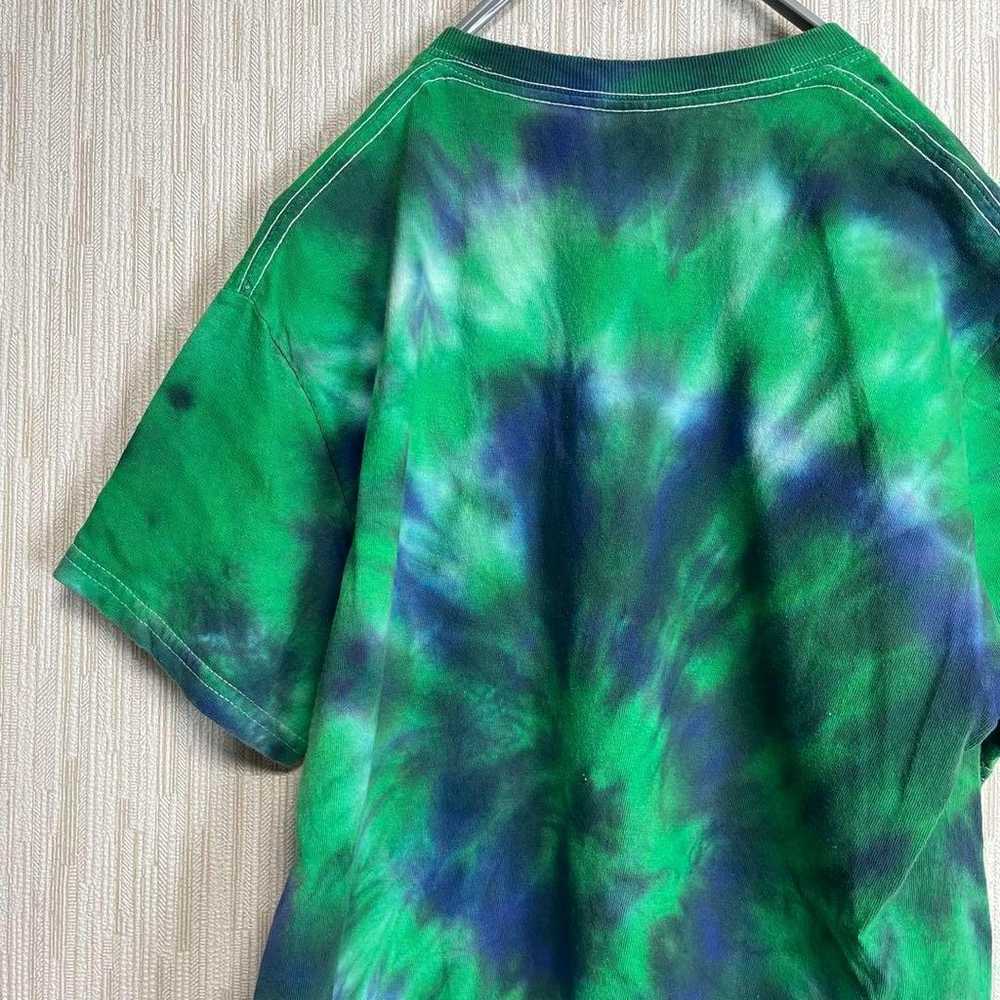 C909 【GILDAN】 Short-sleeved Tie-dye Print T-shirt… - image 6