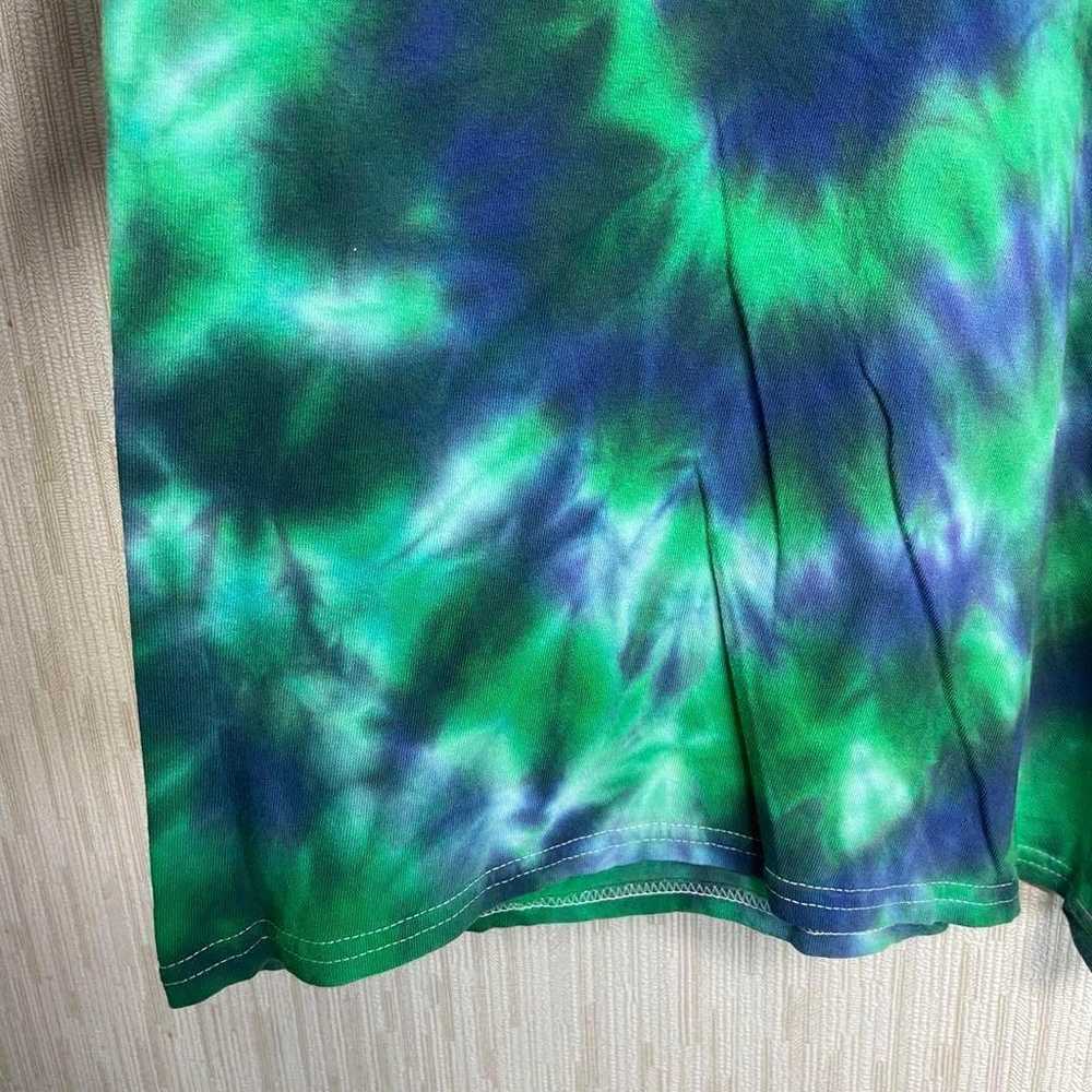 C909 【GILDAN】 Short-sleeved Tie-dye Print T-shirt… - image 7