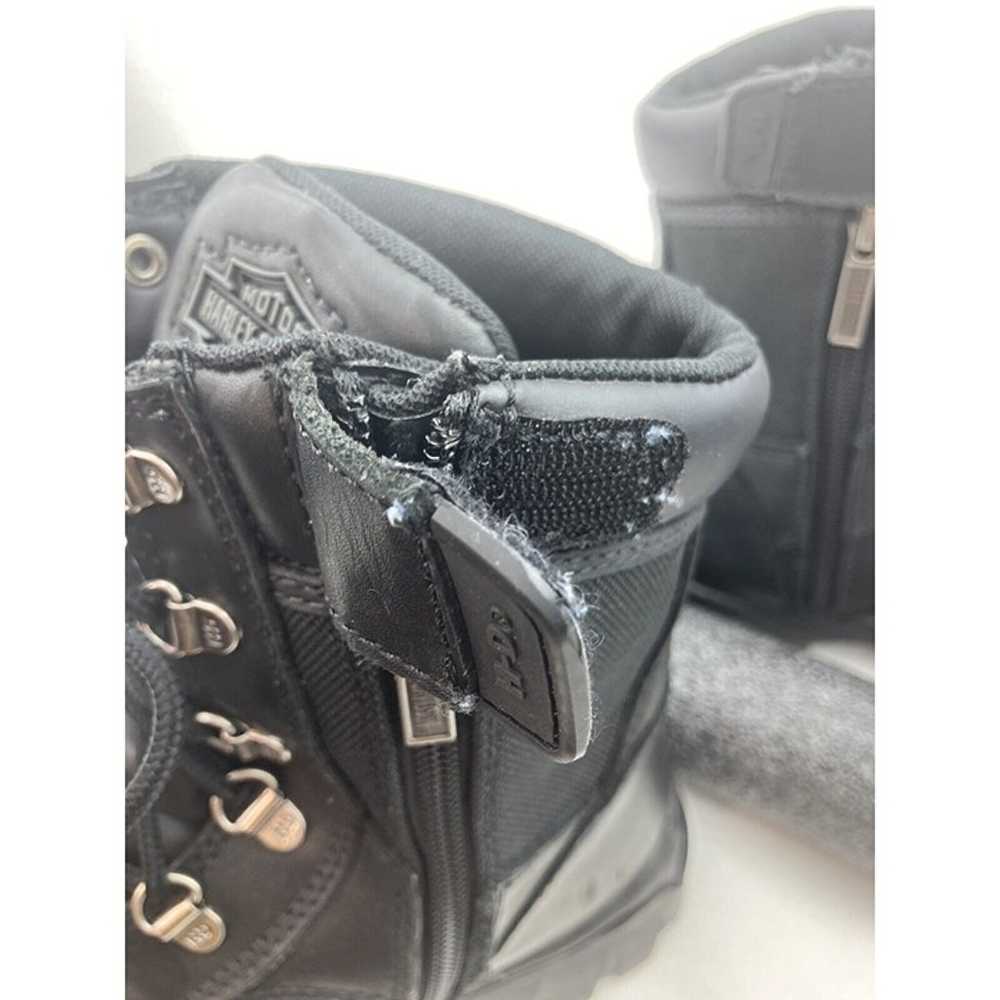 *Harley Davidson Boot Womens Size 8 Black Leather… - image 11