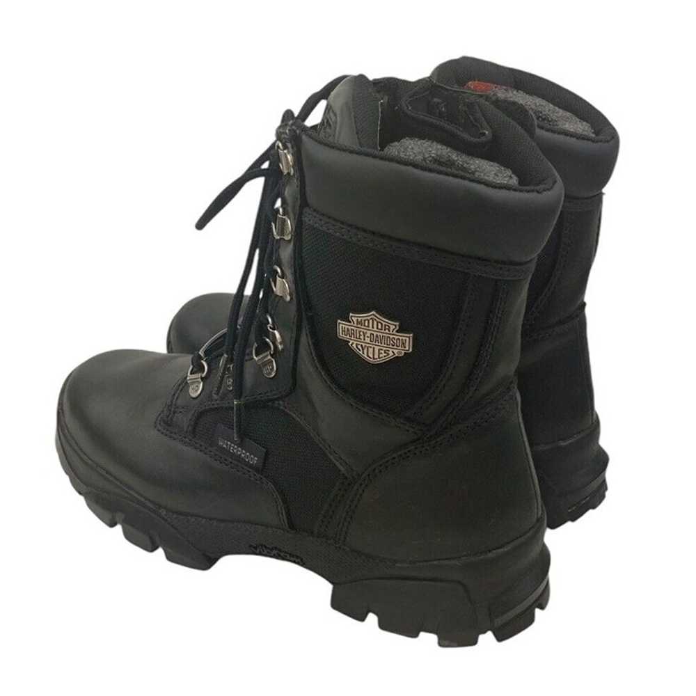 *Harley Davidson Boot Womens Size 8 Black Leather… - image 2