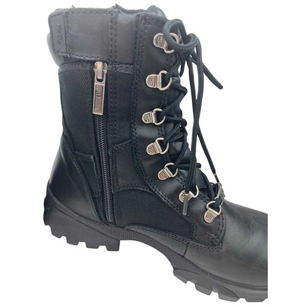 *Harley Davidson Boot Womens Size 8 Black Leather… - image 7