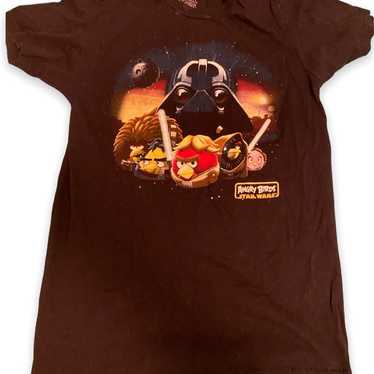 Star Wars Angry Birds shirt vintage 2010s - image 1