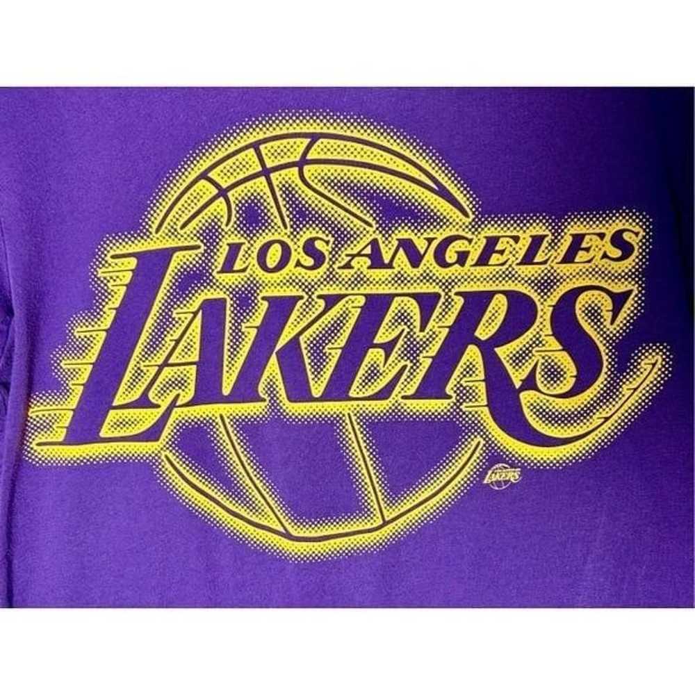 Vintage Los Angeles Lakers UNK NBA Blue Label Pur… - image 3