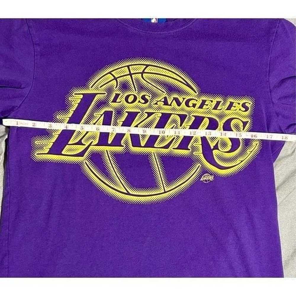 Vintage Los Angeles Lakers UNK NBA Blue Label Pur… - image 8