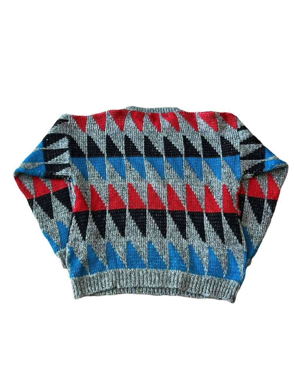 Coloured Cable Knit Sweater × Made In Canada × Vi… - image 2