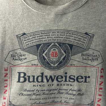 Budweiser crewneck hoodie - image 1