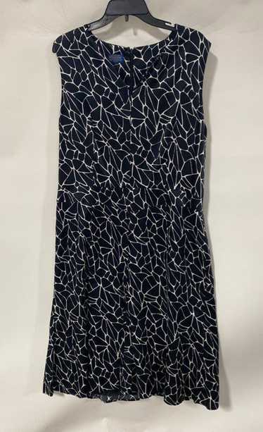 NWT Pendleton Womens Black White Abstract Sleevele