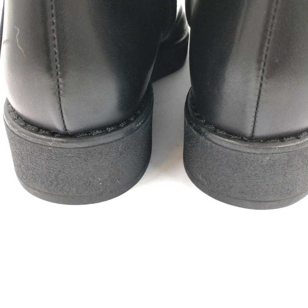 GEOX Geox Genuine Leather Long Boots Black Size 3… - image 5