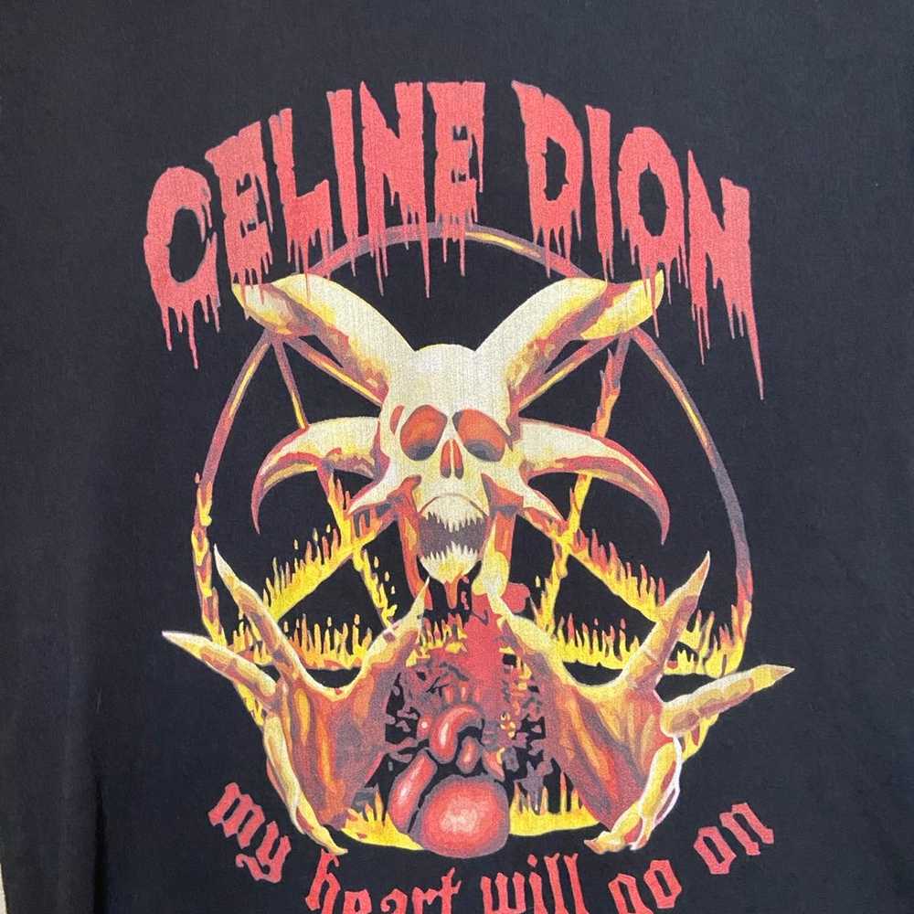 Men’s Celine Dion My Heart Will Go On Heavy Metal… - image 3