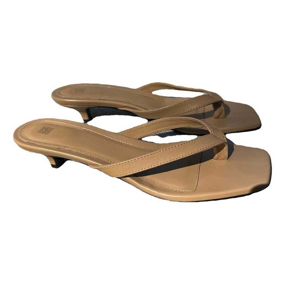 Totême Flip-Flop Heel leather sandal - image 1