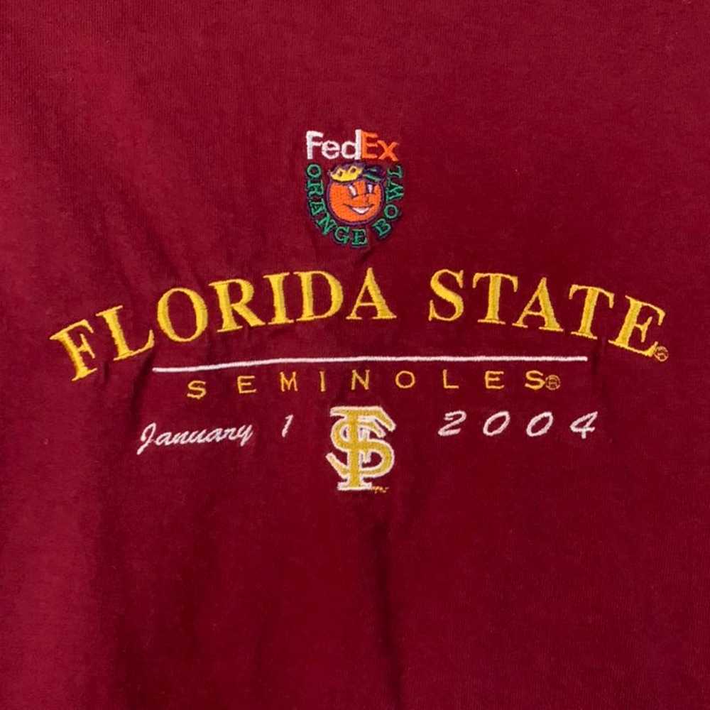 2004 Fl State seminoles orange bowl t - image 2